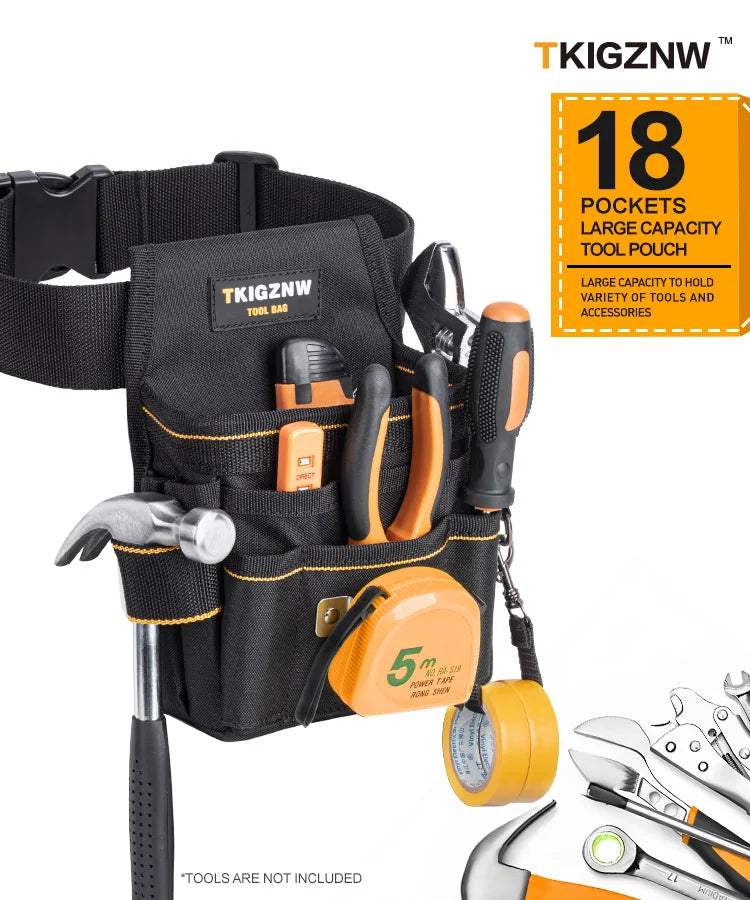 TKIGZNW Tool Belt Tool Bag Tool Belt Pouch/Utility Belt/Work Apron for Carpenter and Gardener