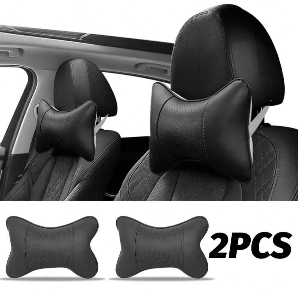 Car Seat Headrest with Breathable Mesh, Auto Safety, Head and Neck Rest, Relax Pillow, Cushion, Auto Protector