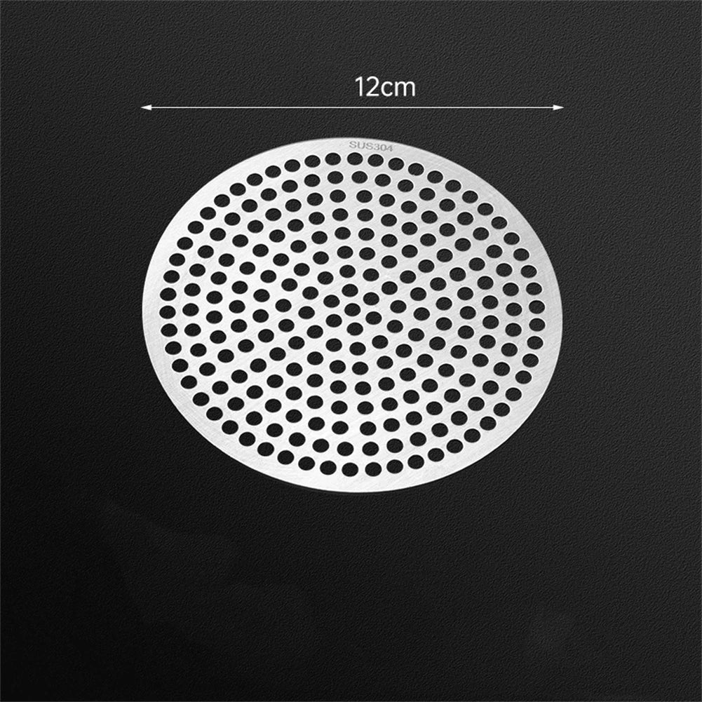 304 Stainless Steel Floor Drains Net Cover Sink Strainer With Small Drain Hole Filter Hair Catcher Stopper For Kitchen Bathroom