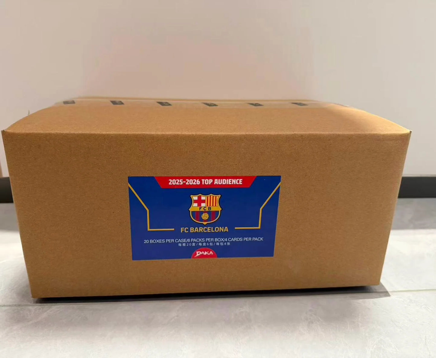Genuine Daka 2025-26 Top Audience Series Internazionale Milano Real Madrid Barcelona Collection Card Football Club Official Box