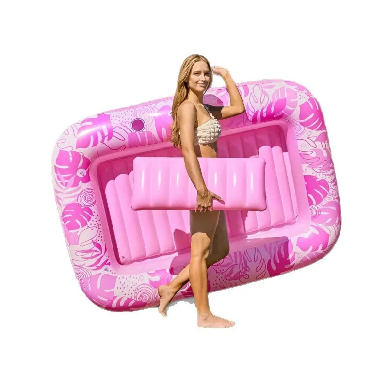 Adult Inflatable Tanning Pool Lounger Large Bathtub Water Bed Cross-Border in Stock for Relaxation And Sunbathing