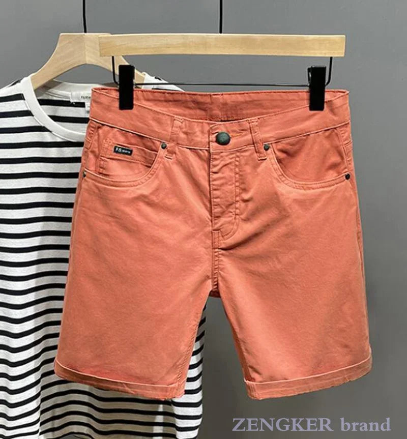 Summer plus size shorts men's loose oversized breeches middle pants thin section stretch men cotton casual shorts 42 44 46