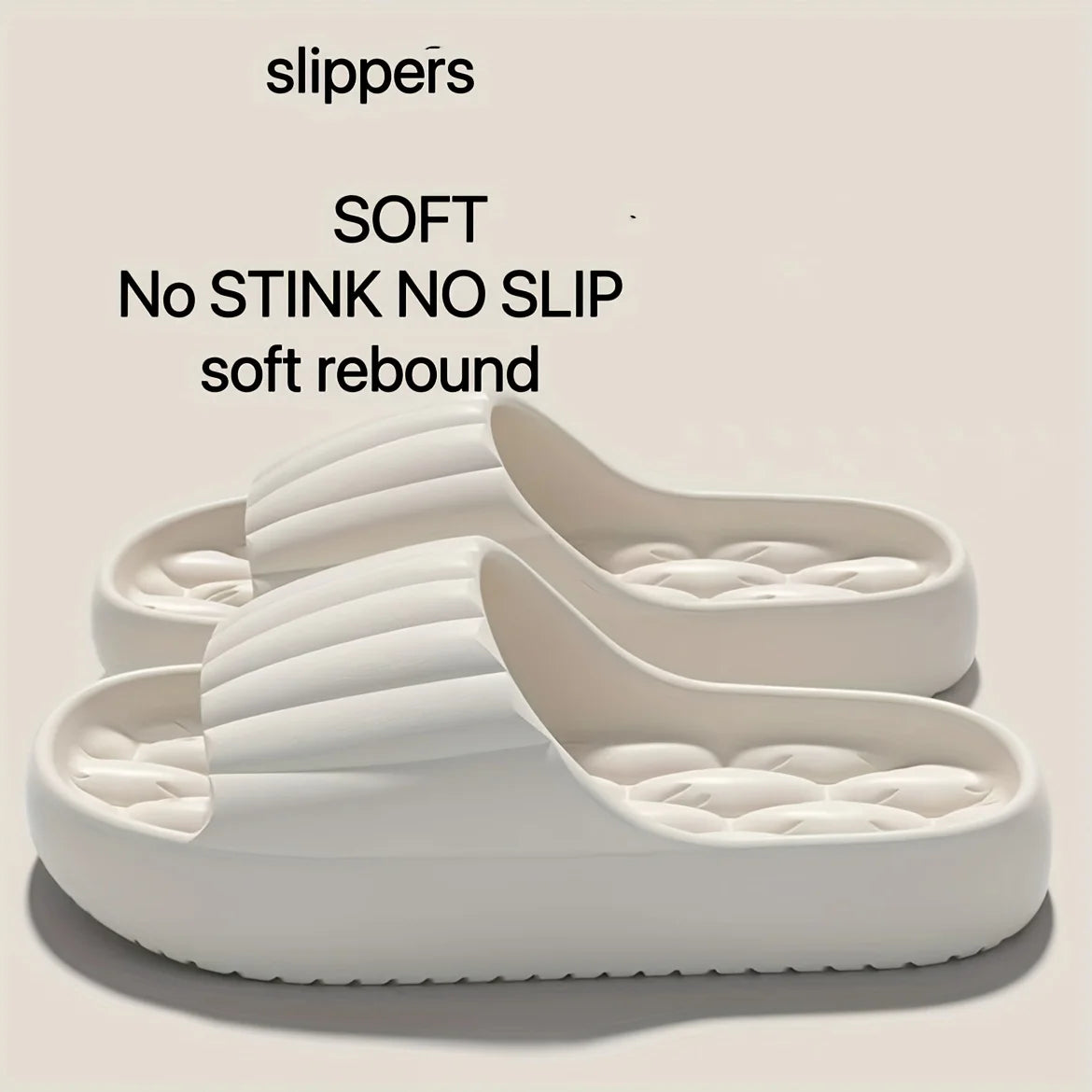 Slippers Women's EVA Slide Slippers - Soft Comfortable Non-Slip Indoor/Outdoor House Shoes， Washable All-Season Design