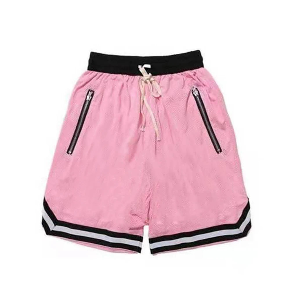 Men's Sports Basketball Shorts Mesh Quick Dry Gym Shorts Summer Casual Running Fitness Loose Training Short Pants Male