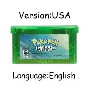 USA/EUR/ESP/ITA/NOE/FRA Pokemon Series Video Game Cartridge Pokemon Emerald FireRed LeafGreen Ruby Sapphire for GBA