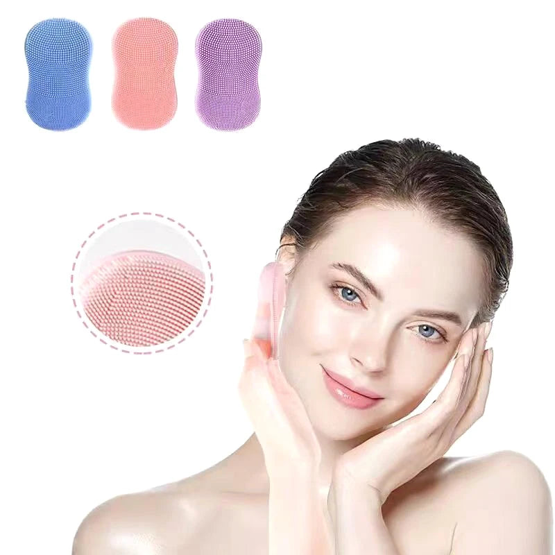 Face Cleansing Brush Facial Massager Skin Care Scrub Cleanser Tool Mini Beauty Tool Soft Deep Cleansing Exfoliator