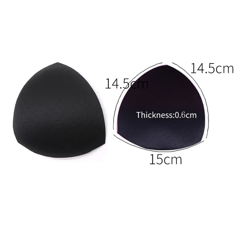 1/2/3Pair Removeable Push Up Pads Bra Pad Triangle Bra Padding Inserts Chest Cups Pads for Swimsuit Bikini Padding Intimates