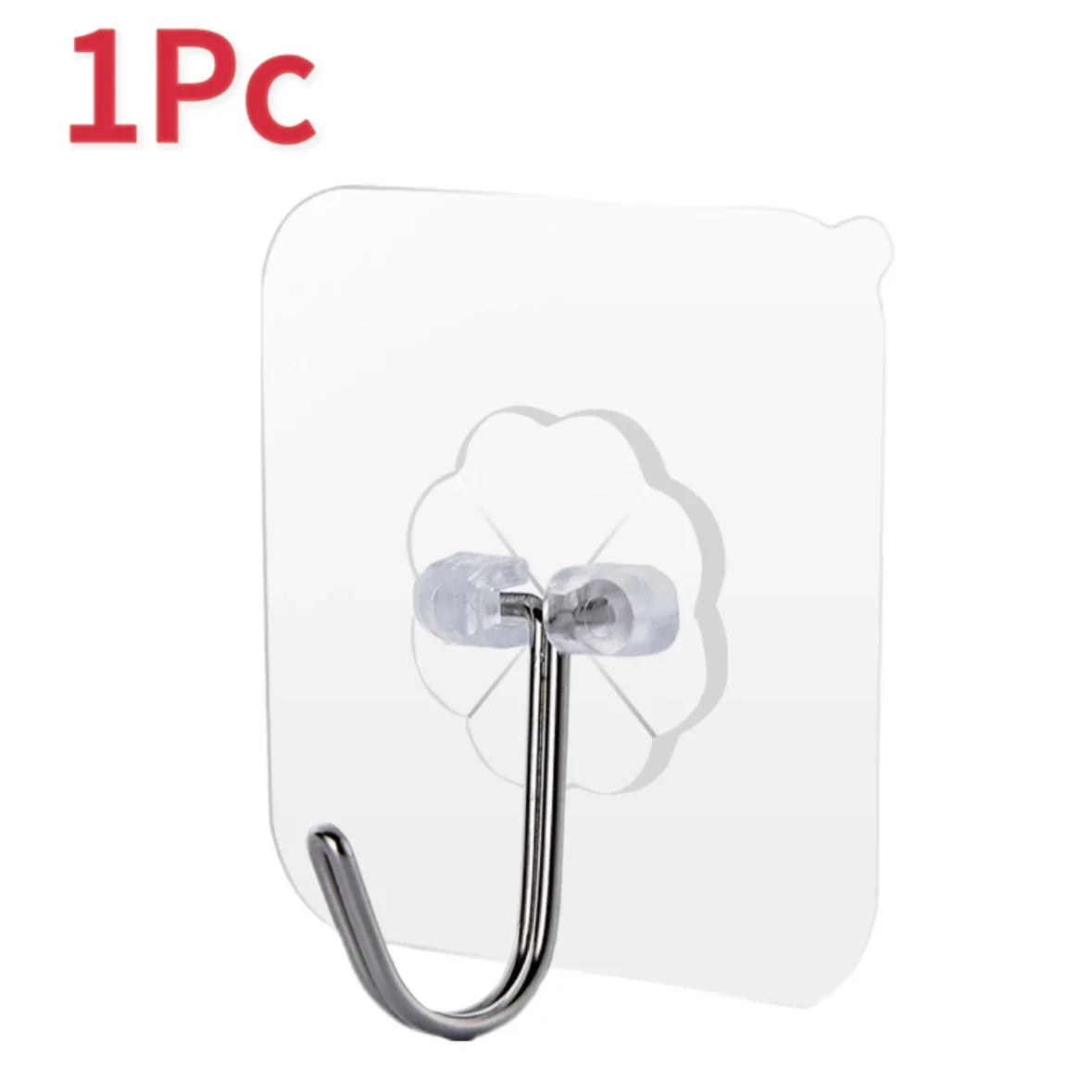 Transparent Self Adhesive Wall Hooks Heavy Duty Multi-Purpose Wall Hook Key Holder Towel Holder For Bathroom Kitchen Accessories