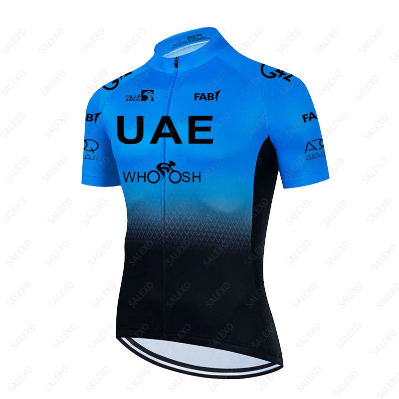 2023 Uae Team Cycling Jersey Set 19D Bike Shorts Set Men Summer MTB Ropa Ciclismo Short Sleeve Bicycle Shirts Maillot Clothing