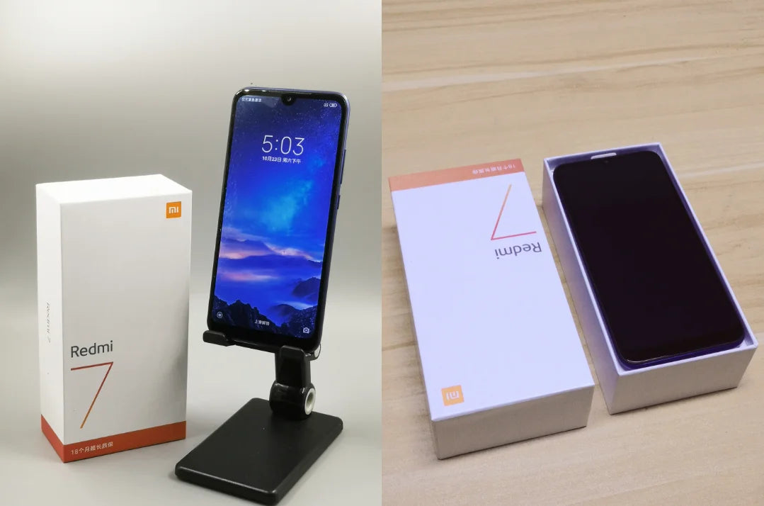 Global firmware Xiaomi Redmi 7 smartphone Dual Camera Dual SIM Solt Cellphone Android  used phone