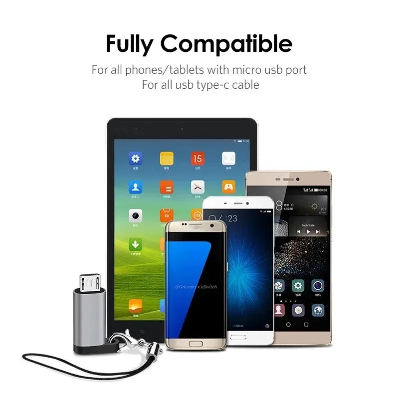 TypeCFemale to Mini USB/Type C/ios Female to Micro USB/Micro USB Female to Type C/Micro USB Female to Mini USB Connector Adapter
