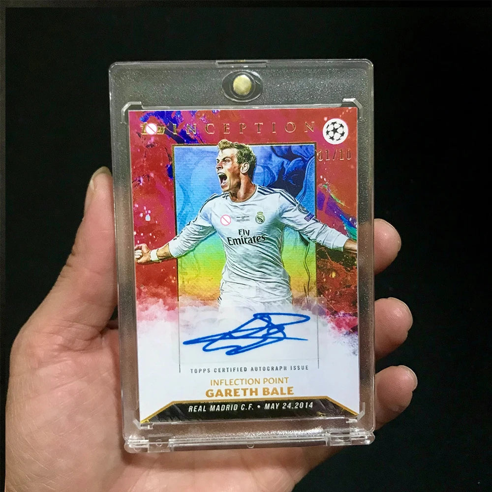 PANINI Inception DIY Cristiano Ronaldo Messi Kaka Yamal Bale Inzaghi homemade Collectible cards Color flash for birthday gifts
