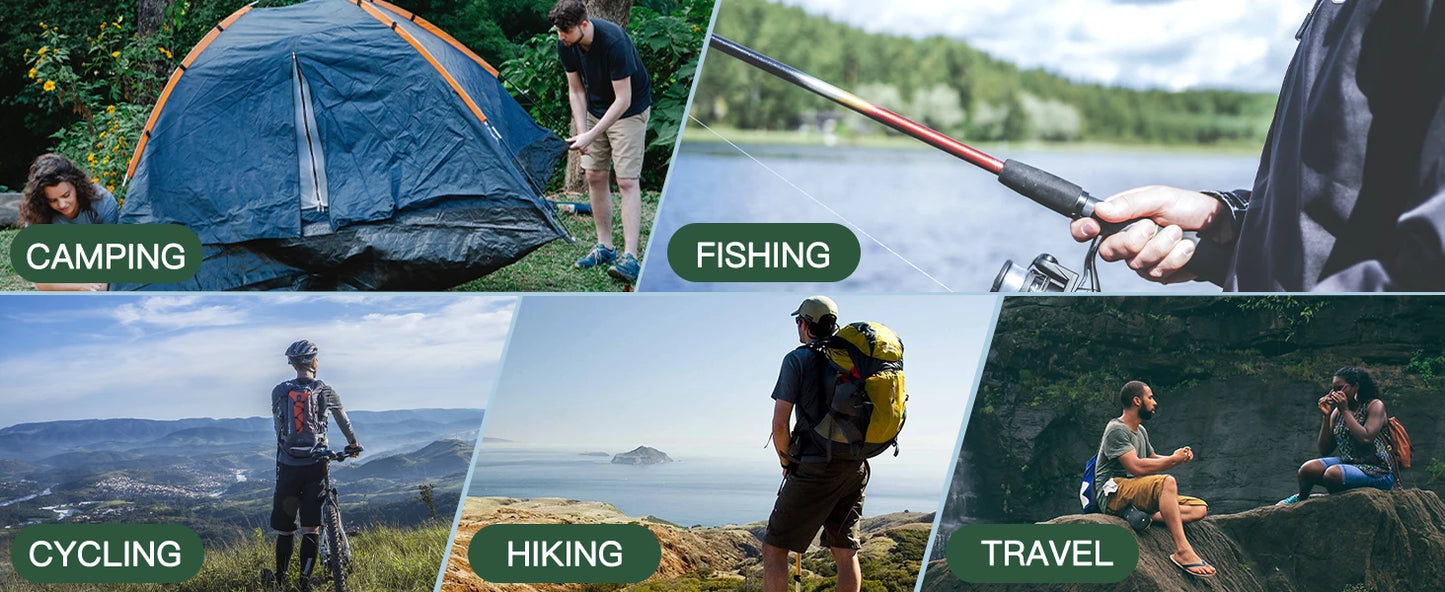 TACVASEN Waterproof Cargo Shorts Men's Summer Quick Dry Hiking Shorts Outdoor Multi-pockets Camping Training Work Shorts Man