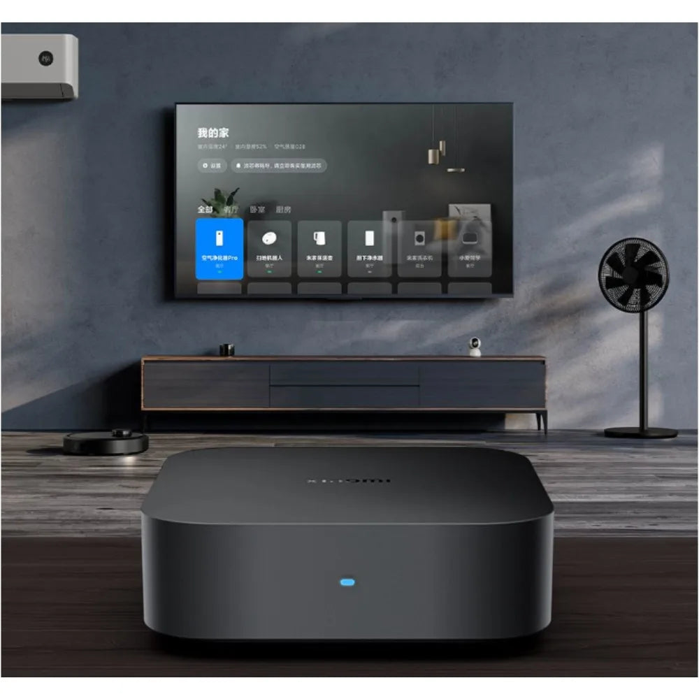 Xiaomi Smart Central Hub Mijia Gateway 4 WIFI Bluetooth Mesh Hub 5GHz 10/100Mbps Smart Home Work With Mi Home APP