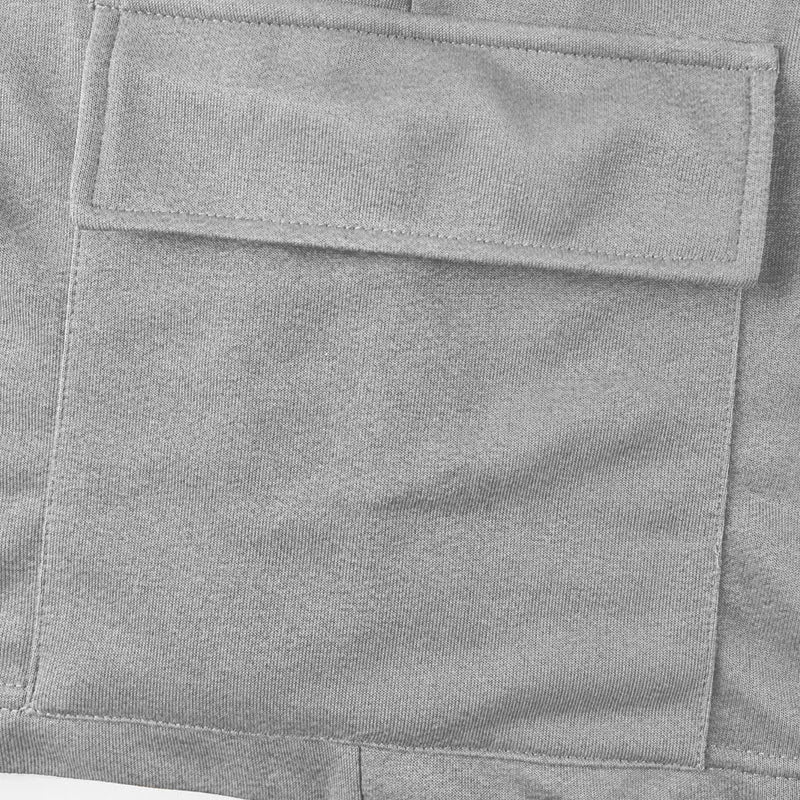 Sports five-point pants men's summer breathable and skin-friendly loose squat jogging casual multi-pocket tooling shorts