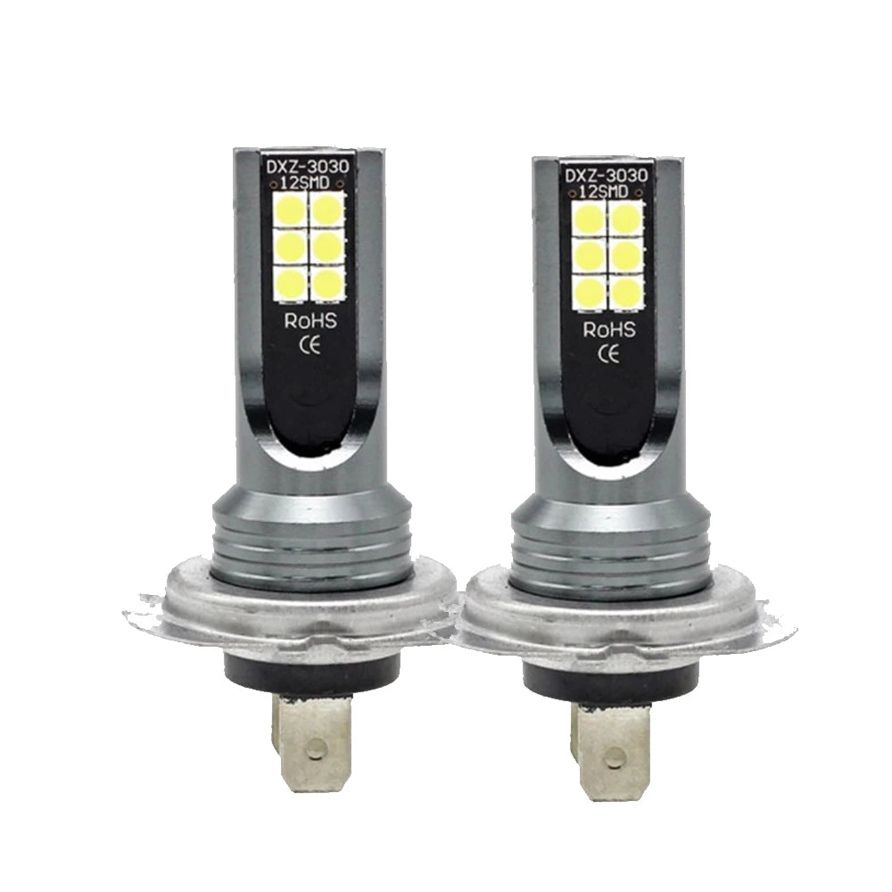 1/2/4pcs H7 Car Headlight Bulb Kit Waterproof Auto Fog Light Canbus H7 Led Lamp Super Bright 6000K Led Automobile Accessories