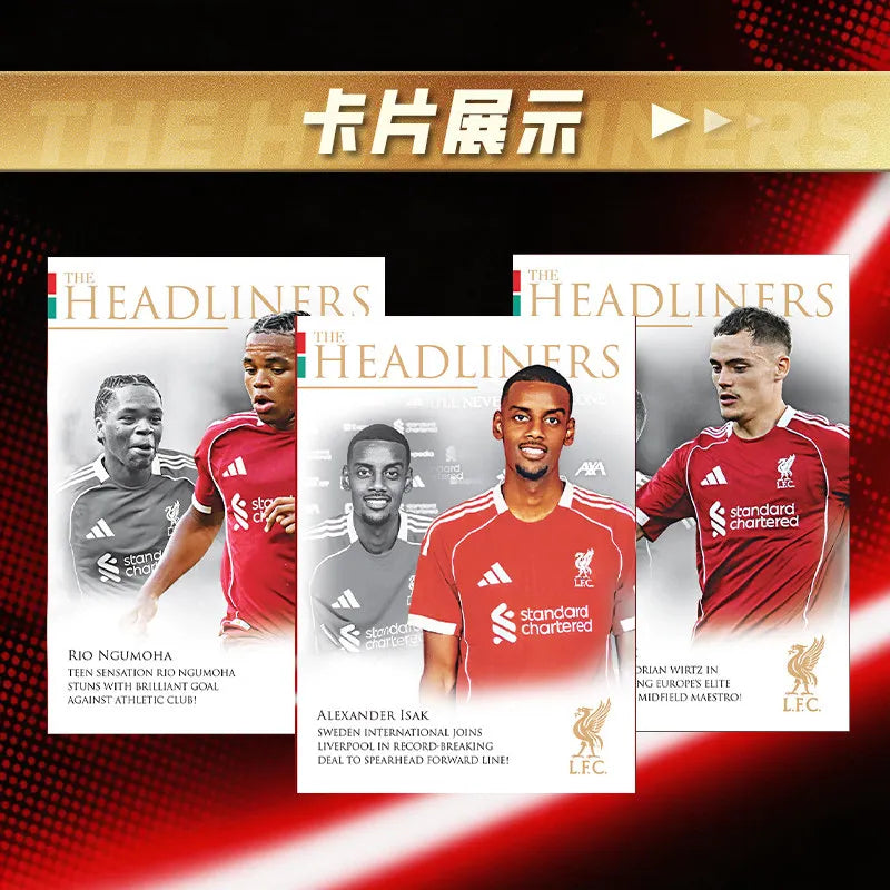 Genuine Futera 2025-26 Headliners Release 1 Soccer Trading Cards Official Licensed Collectible Football Cards Premium Gift Fans