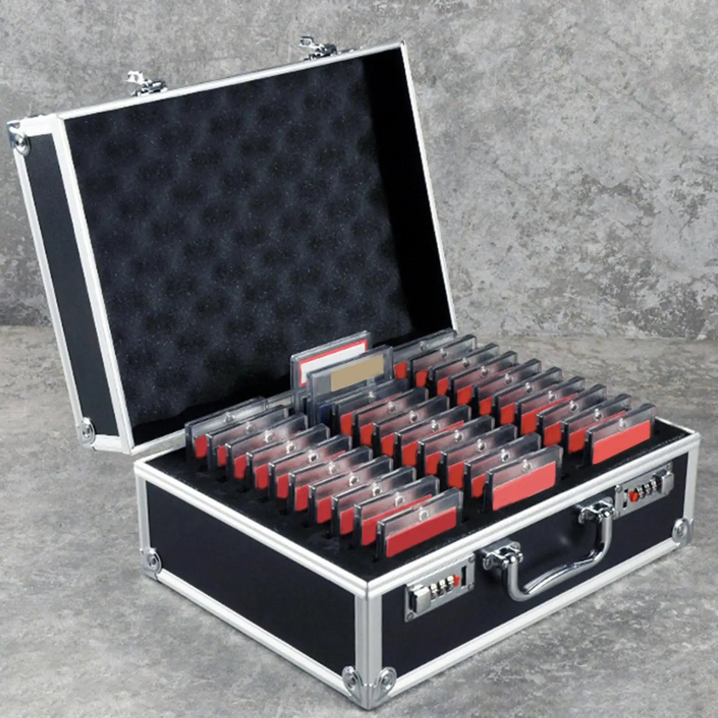 Durable Graded Card Case 35PT Card Saver Slotted Storage Case for PSA Grade Card Football Card Basketball Card Game Card