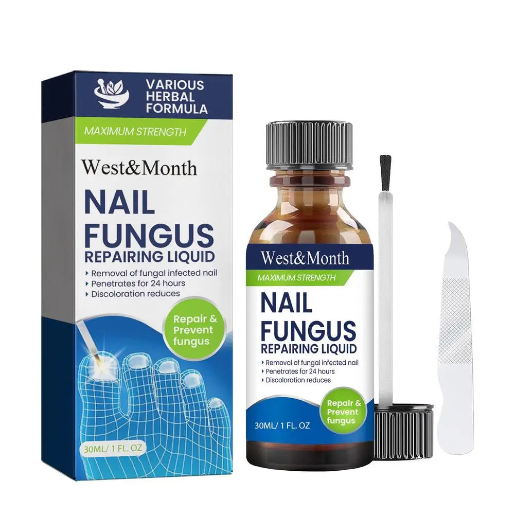Nail Fungus Care Solution Anti-Infection Onychomycosis Repair Damaged Cracked Hand Foot Nail Manicureed Health Care Essence