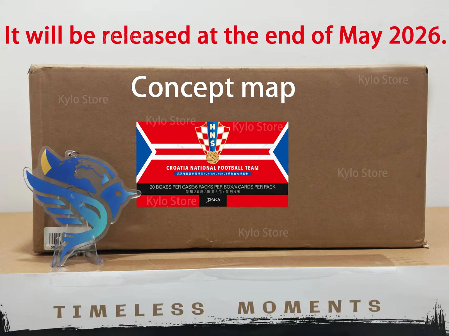 New 20 BOXES PER CASE Daka 2025-2026 Messi Yamal Mbappe Football Collection Card Madrid Barcelona Manchester Juventus Ale Milano
