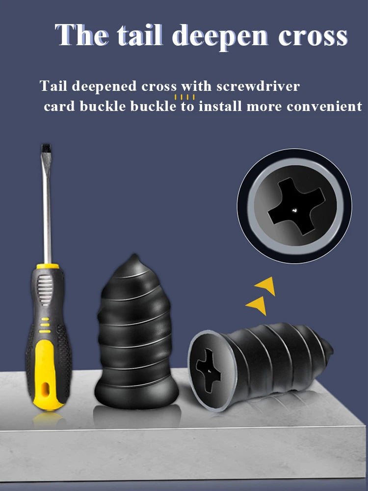 Car Motorcycle Vacuum Tyre Repair Nails 10-60pcs Truck Scooter Bike Tire Puncture Repair Tools Rubber Metal Nails Accessories