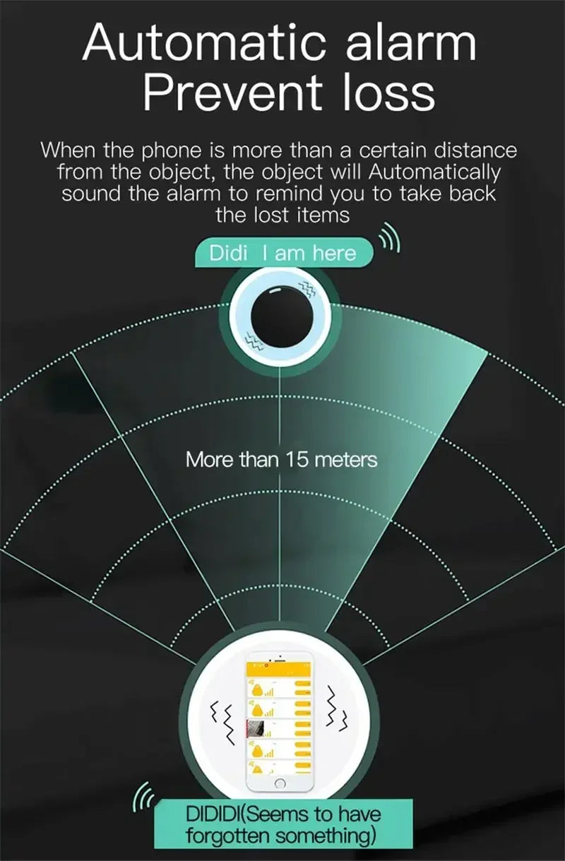 GPS Tracker Bluetooth 5.0 Anti-Lost GPS Mini Device Pet Elderly Kid Bag Wallet Car Tracking For IOS Android Smart Finder Locator