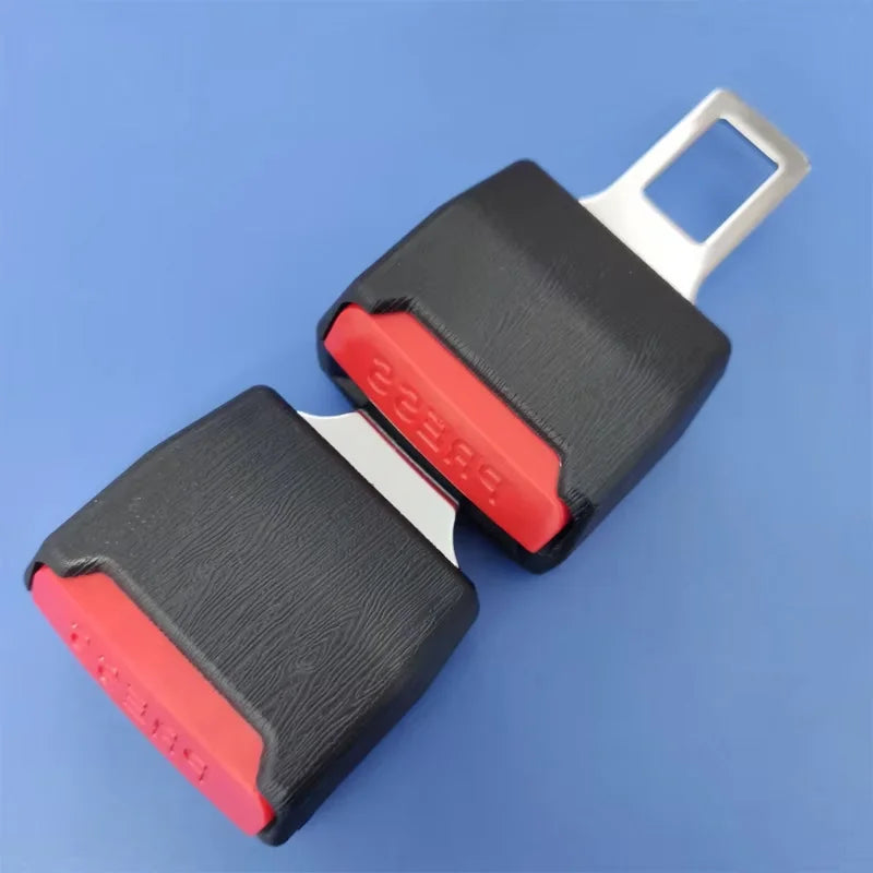 2PCS Car Seat Belt Extension Adapters Seat Belt Buckle Plugs Socket Extension Clips Car Accessories
