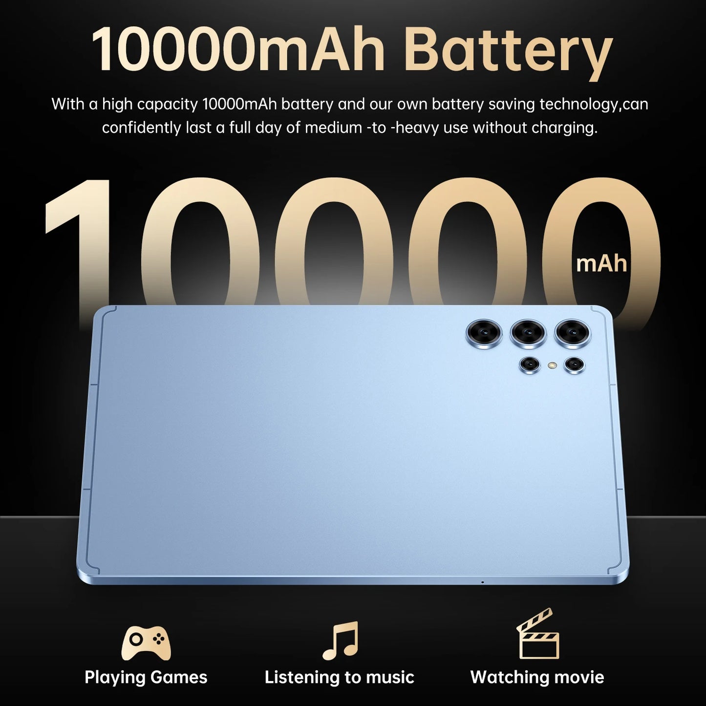 2026 Original Pad 25 Ultra New Tablet Snapdragon 8 Gen3 10.1inch Android 15 16GB+1TB 10000mAh 5G Dual Card WiFi GPS Tab
