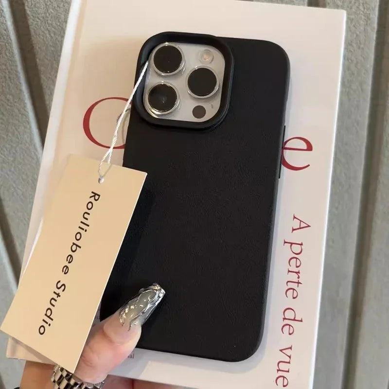 Candy Color Lichee Pattern Soft Phone Case For iPhone 17 Pro Max 11 12 13 14 15 16 Pro Max 17 Air 16E X XS XR Shockproof Cover