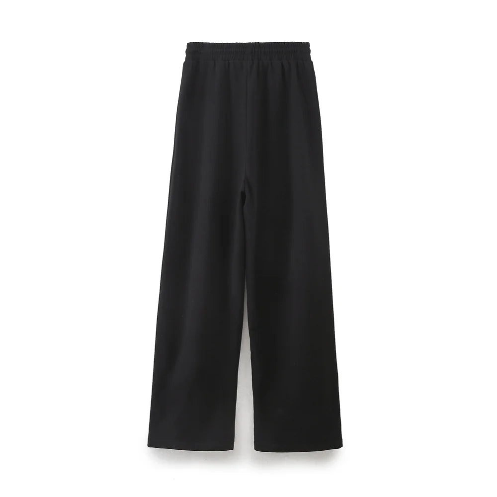 HH Summer Women Casual T Shirt Pant Sets Elegant Pink O Neck Short Sleeve T-Shirt + Drawstring Loose Trousers Spring Suit