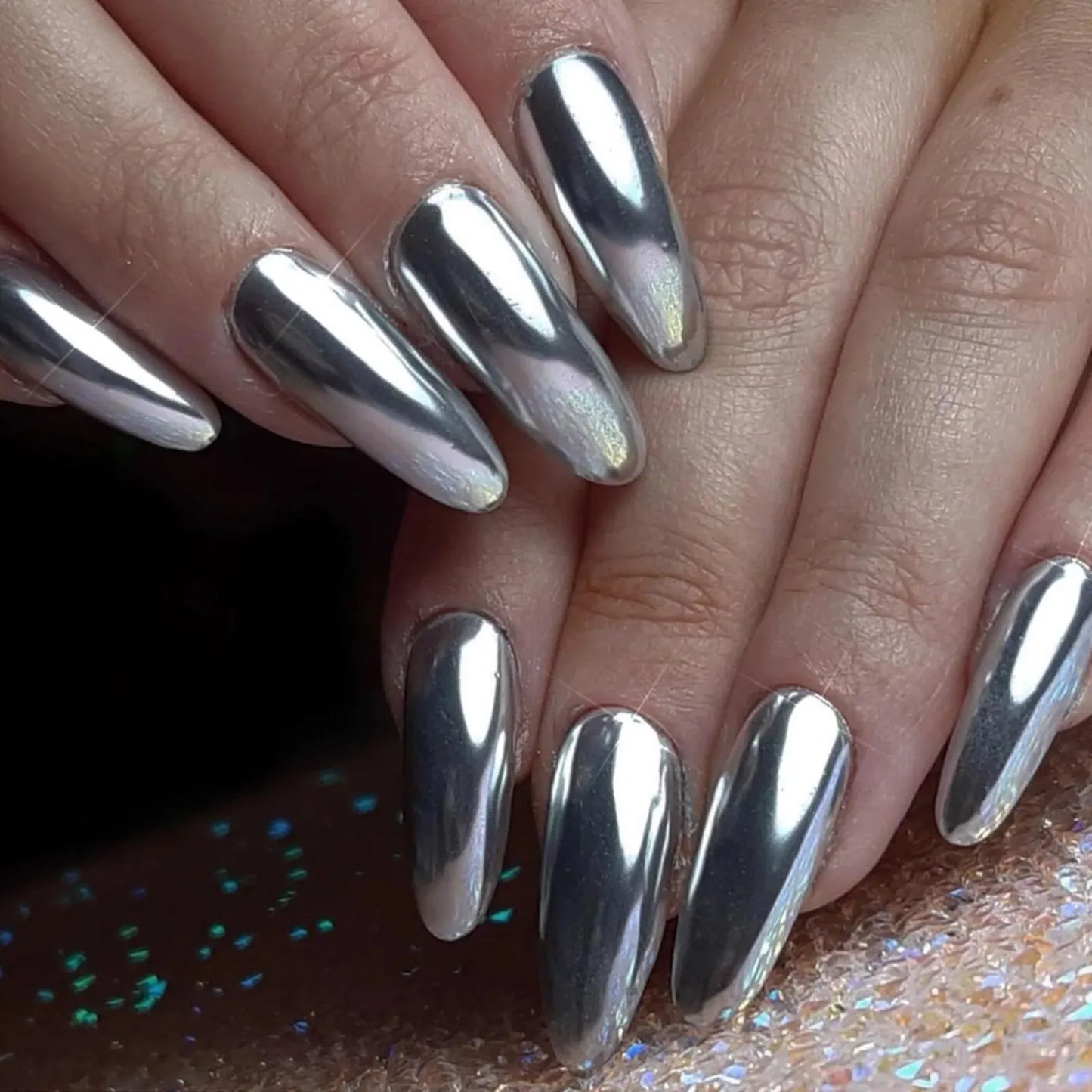 6ml/Box Super Bright Metallic Painting Gel Polish Silver Mirror Gel Nail Polish Flower Drawing Lines French Nails Art Decoration
