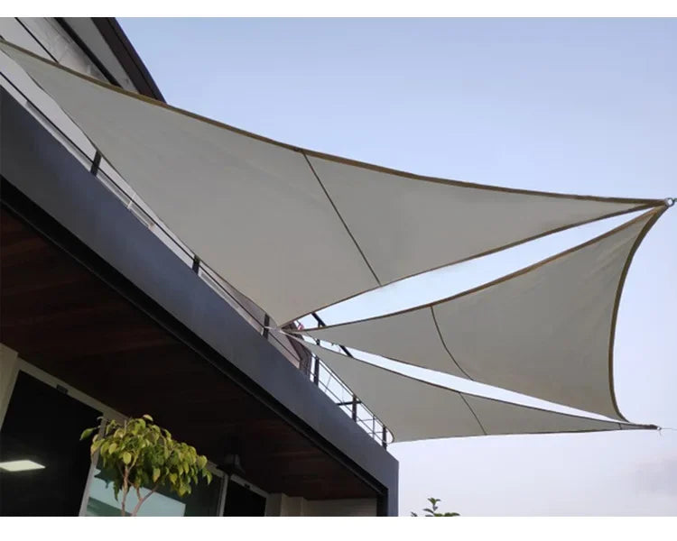 2.5x2.5M Square Shade Sail 300D Waterproof Polyester For Garden Terrace Canopy Swimming Pool Sun Shade Canvas Camping Awning