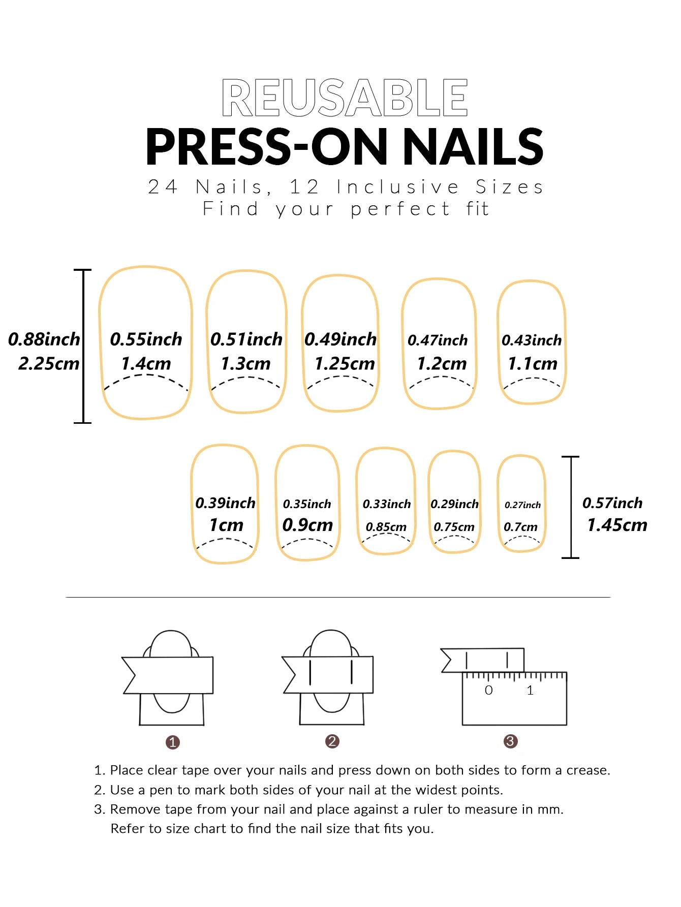 ARTAUG 24pcs Glossy Pink Press On Nails Medium Square Fake Nail Elegantstyle False Nail Full Cover Fake Nail For Stylish Women