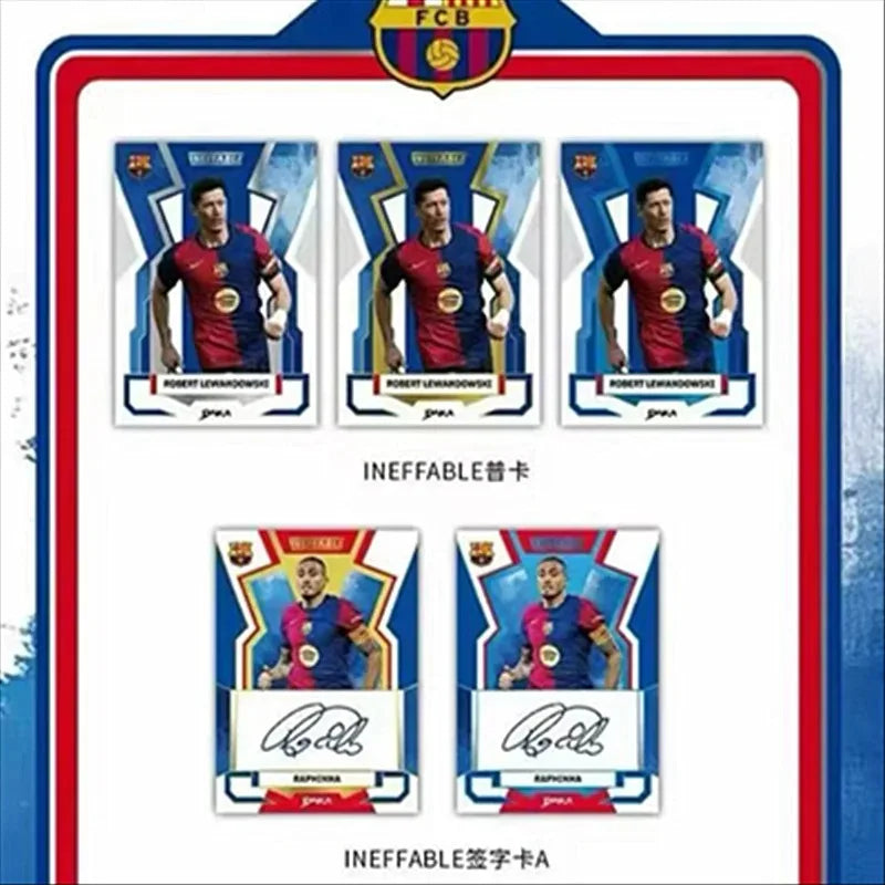 Official Authentic 2025 DAKA FC Barcelona Football Star Cards Rare Collection Signature Card Essential for Fans To Collect