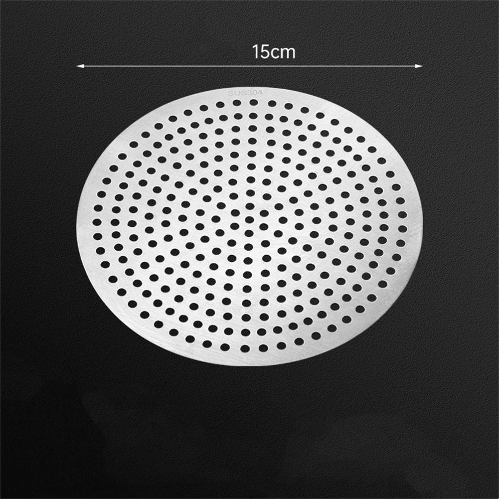 304 Stainless Steel Floor Drains Net Cover Sink Strainer With Small Drain Hole Filter Hair Catcher Stopper For Kitchen Bathroom