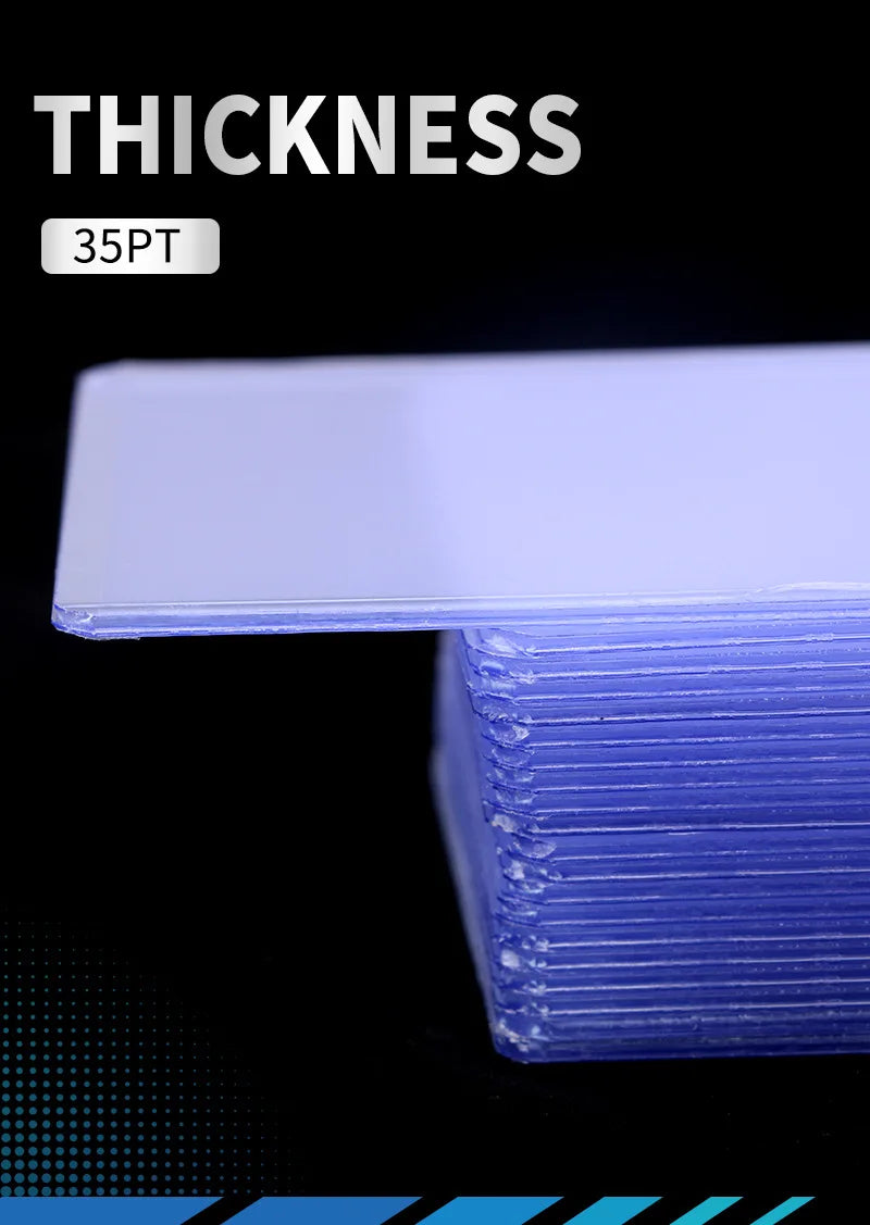 3"X4" Card Sleeves Top Loaders Baseball Trading Sports Football Card Protectors Hard Plastic Toploader Cards Holder Penny Sleeve