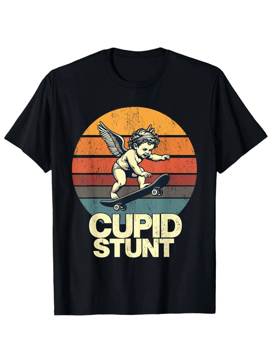 The Latest Men's Pure Cotton T-shirt From Cupid in 2025 Is Comfortable High Quality. It Is Suitable for Beach Travel Parties