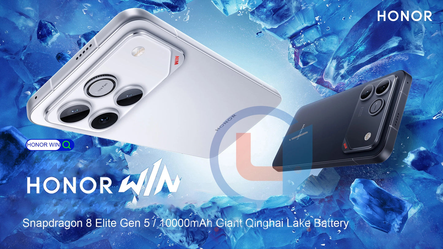 New Arrival Original HONOR WIN 5G Mobile Phoone 6.83" AMOLED 185Hz Display Snapdragon 8 Elite Gen 5 Battery 10000mAh Smartphone