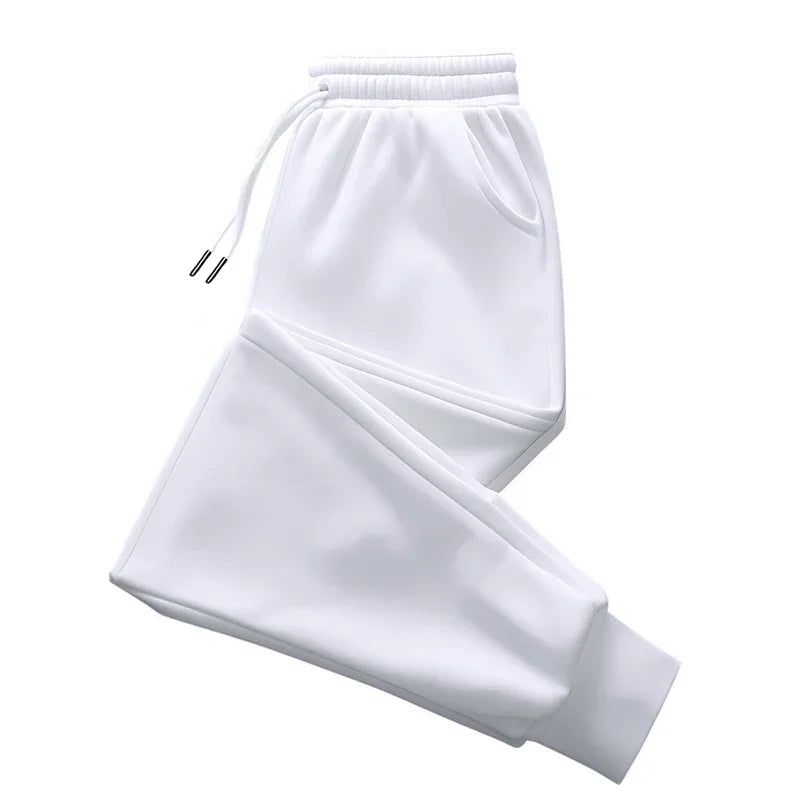 Women Men No Printed Long Pants Women Casual Loose Fashion Outdoor Fitness Jogging Drawstring Sweatpants Daily Sweatpants