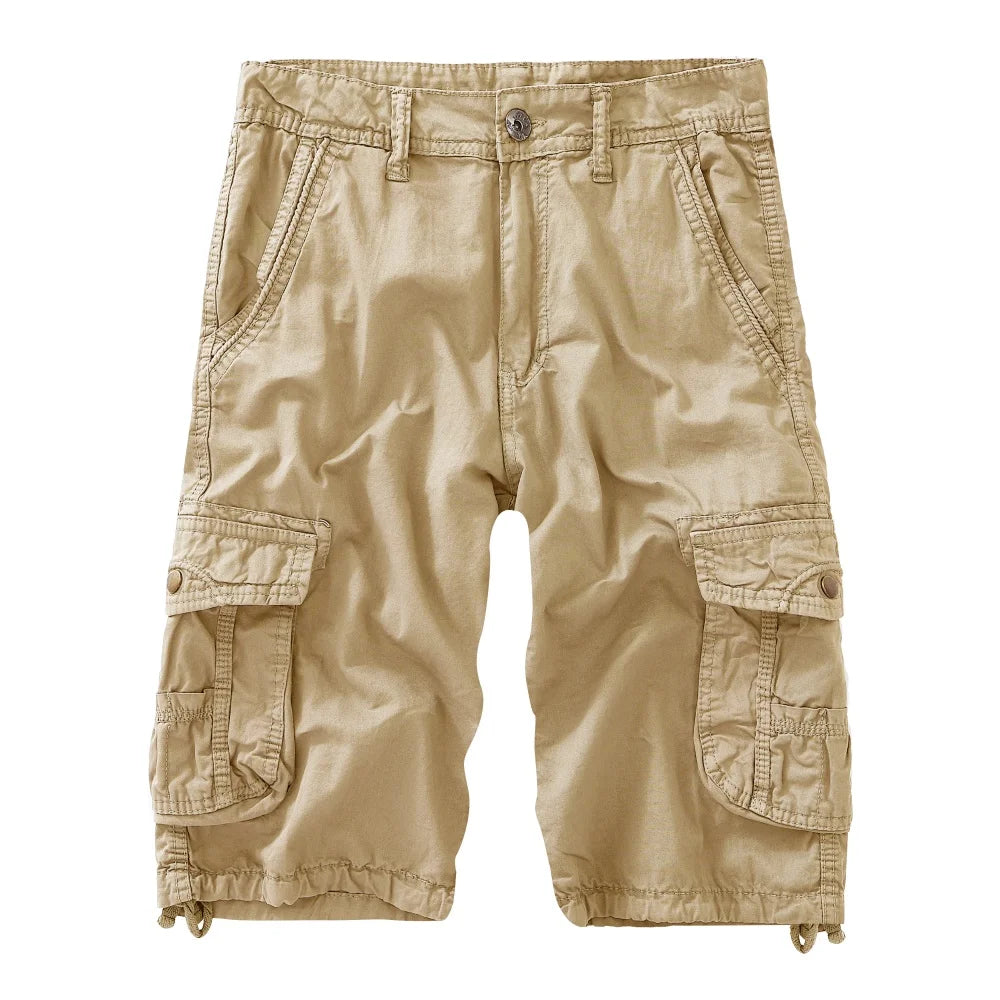 Mens Military Cargo Shorts 2026 Brand New Army Camouflage Shorts Men Cotton Loose Work Casual Short Pants Plus Size No Belt