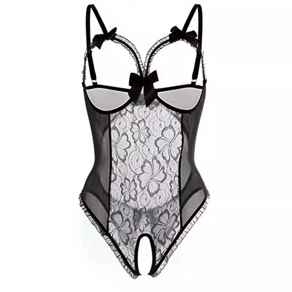 Sexy Women's Lingerie Hot Lace Erotic Costumes Sexy Porno Lenceria For Sex Underwear Nightwear Female Lingerie Exotic Apparel