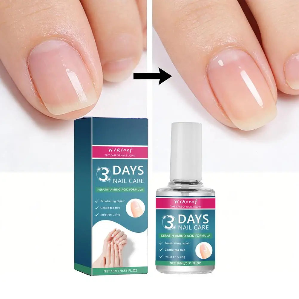 Nail Care Liquid Rapid Nail Revitalization Nourishing Liquid Rejuvenate Damaged Nails Soothing Tea Tree Care