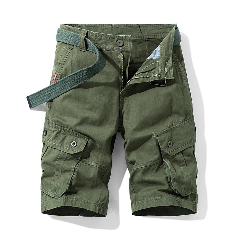 Navy Mens Cargo Shorts Brand New Army Military Tactical Shorts Men Cotton Loose Work Casual Short Pants Drop Shipping