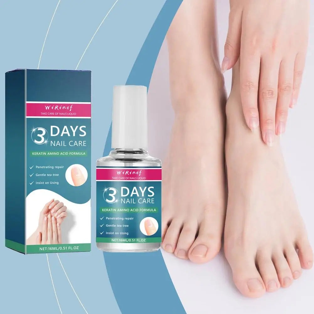 Nail Care Liquid Rapid Nail Revitalization Nourishing Liquid Rejuvenate Damaged Nails Soothing Tea Tree Care
