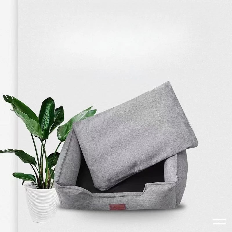 Dog Cat Beds Are Removable Washable Bite Resistant Scratch Resistant Thick Breathable Comfortable Pet Mattresses for All Seasons