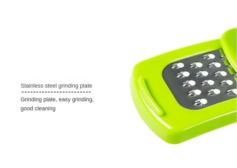 Garlic Peeler Ginger Garlic Press Grinding Grater Planer Slicer Garlic Crusher Chopper Cooking Tool For Kitchen Grater Grinder