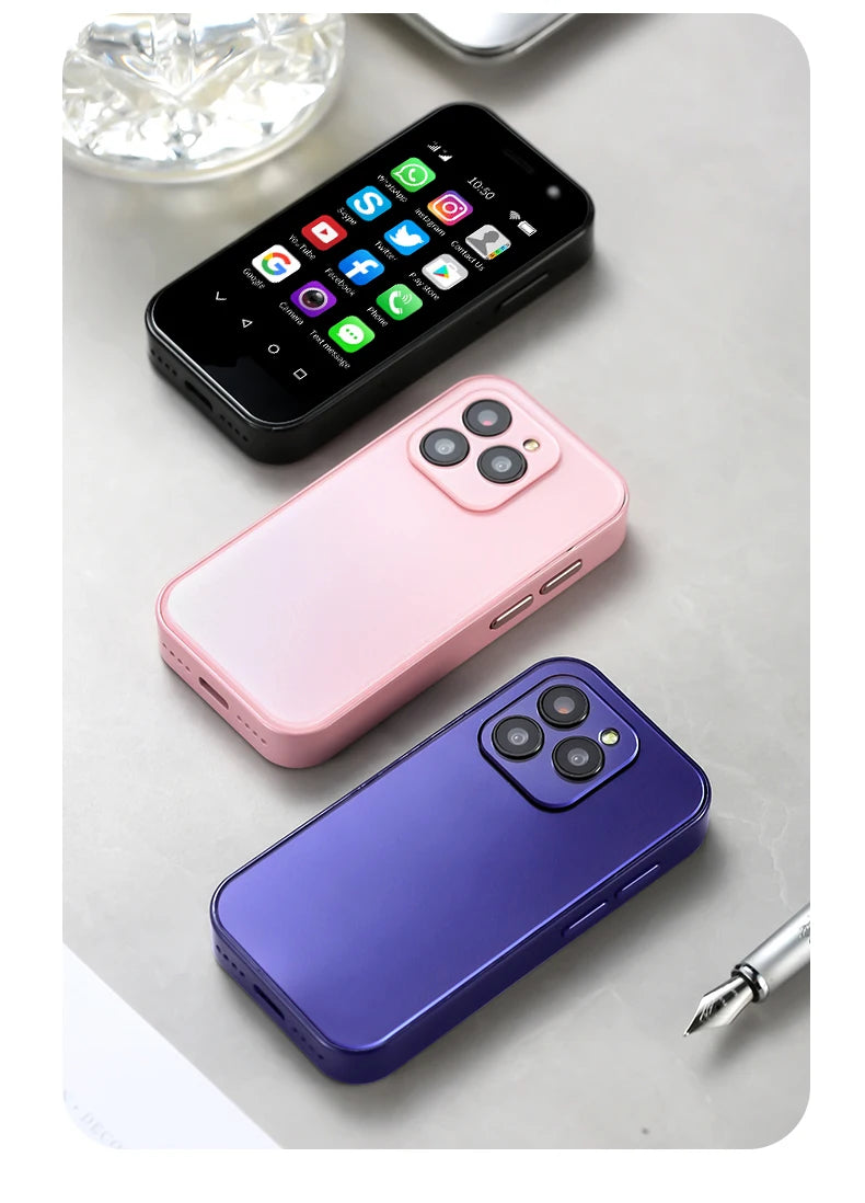 SOYES XS14 Pro Mini Smartphone Android 4G 3GB+64GB 2600mAh Face Recoginition 3.0 inch Phone Hot Sale