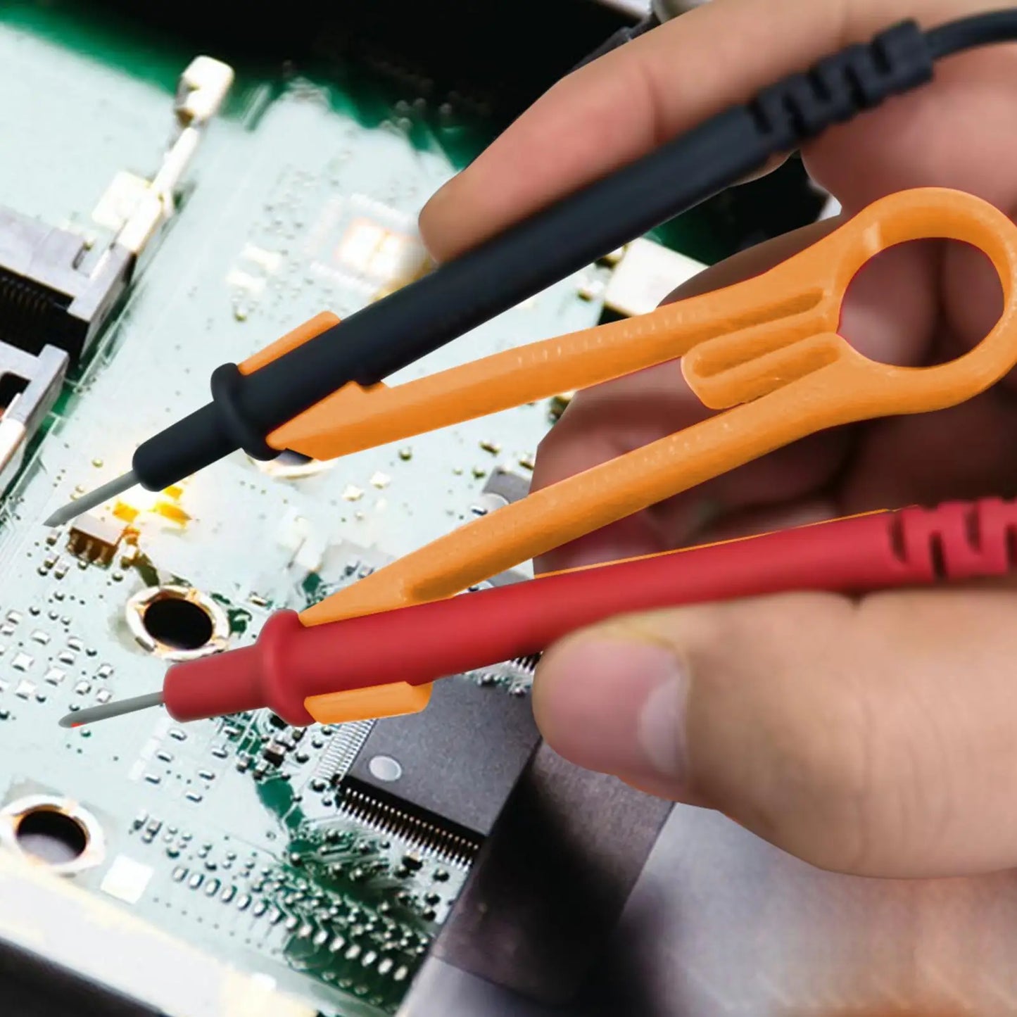 Multi meter probe holder tester probe clamping tool electrical testing power supply maintenance accessories DIY essential