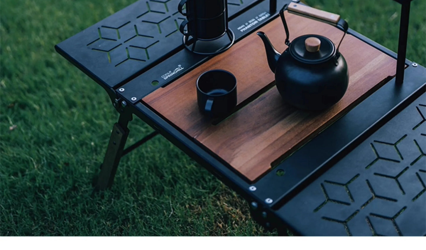 Black Bistro Outdoor Table Designer Garden Modern Lounge Outdoor Table Patio Balcony Salon De Jardin Exterieure Furniture