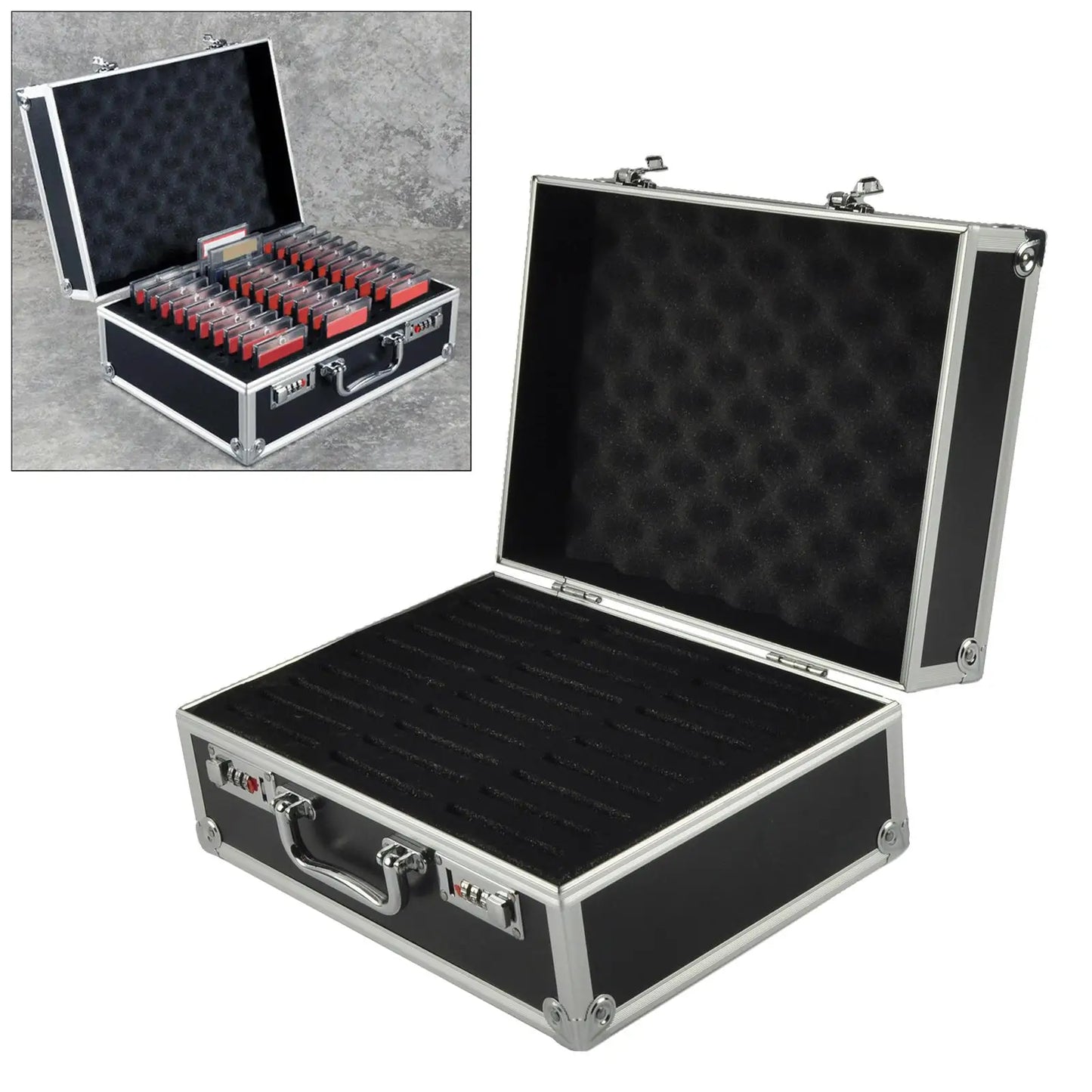 Durable Graded Card Case 35PT Card Saver Slotted Storage Case for PSA Grade Card Football Card Basketball Card Game Card